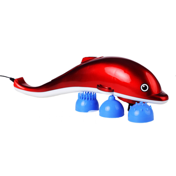 Фото Инфракрасный ручной вибромассажер для всего тела Dolphin MS1 Red