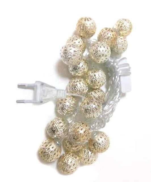 Фото Гирлянда MHZ LED 20 WW metal Warm White