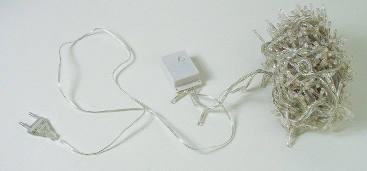 Фото Гирлянда новогодняя светодиодная LED 500 диодов HLV мульти M1