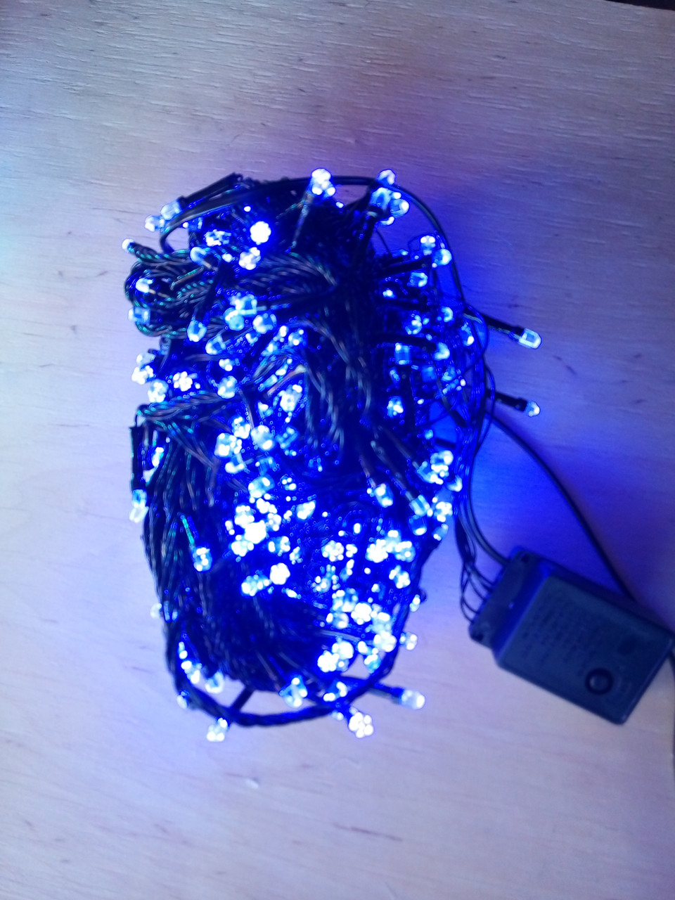 Фото Новогодняя светодиодная гирлянда РУБИНКА 100LED синий