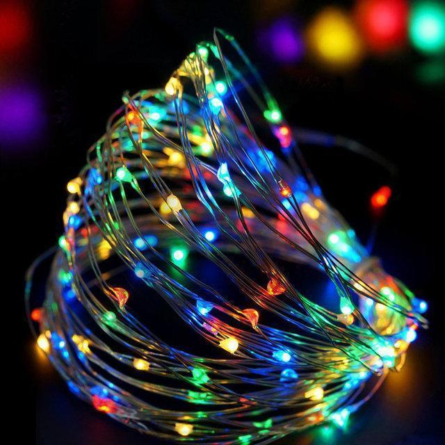 Фото Гирлянда Xmas 200 Led Капля росы 20M Мультицветная 220V