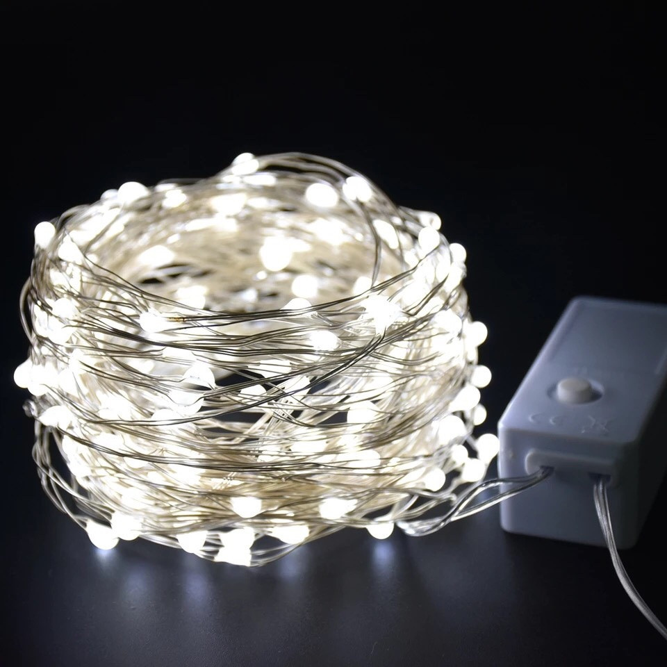 Фото Гирлянда Xmas 200 Led Капля росы 7247 20 м белая