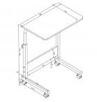 Фото 2 Столик для ноутбука Bordo T34 White