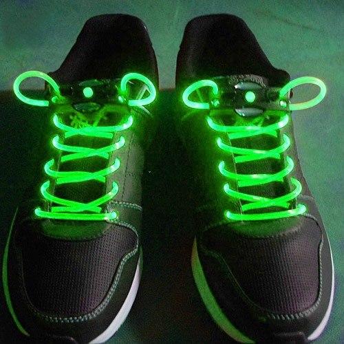 Светящиеся шнурки Disco Green
