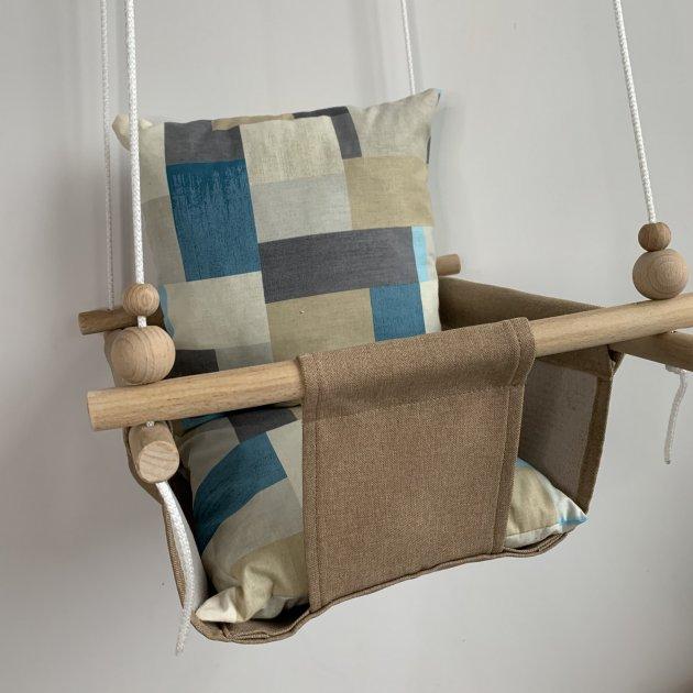 Детская качеля Infancy Геометрия Карамельная основа