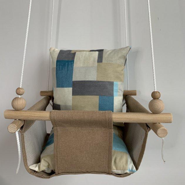 Детская качеля Infancy Геометрия Карамельная основа