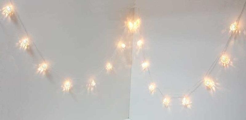 Гирлянда MHZ LED 20 WW metal Warm White