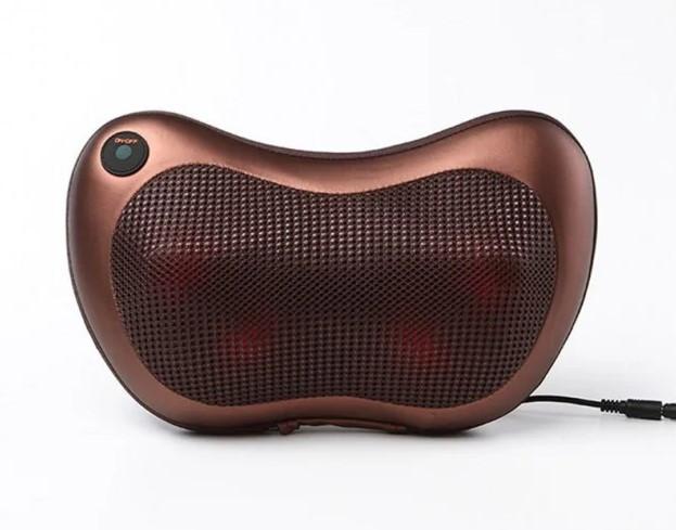 Подушка-массажер для дома и машины Спартак Car and Home Massage Pillow, коричневая