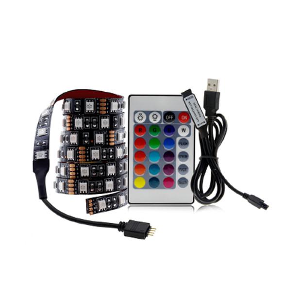 Фото 3 Cветодиодная лента с пультом UKC 5050 RGB, 2м