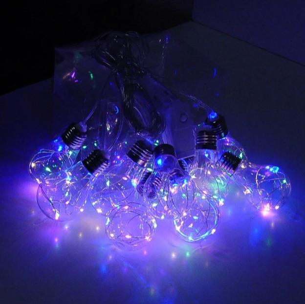 Гирлянда светодиодная Xmas Лампочка 7280 80М-2 10 LED 3 м Multicolor