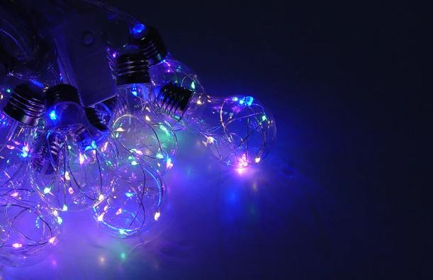 Гирлянда светодиодная Xmas Лампочка 7280 80М-2 10 LED 3 м Multicolor