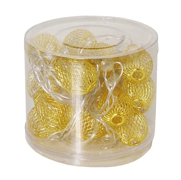 Фото 1 Гирлянда светодиодная Xmas Golden Lamp 7400 20 LED 4 м Yellow