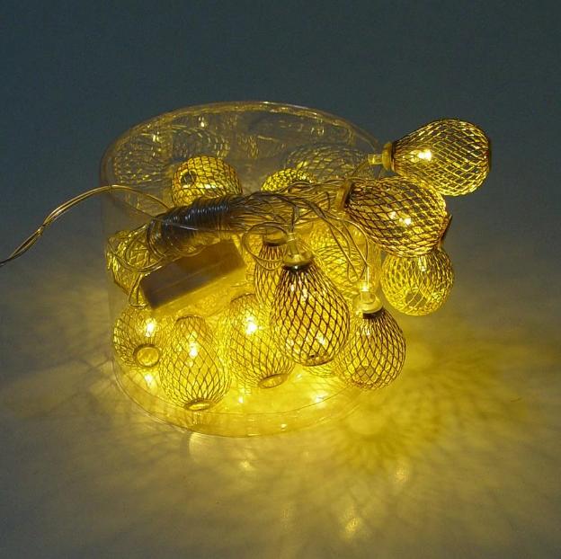 Гирлянда светодиодная Xmas Golden Lamp 7400 20 LED 4 м Yellow