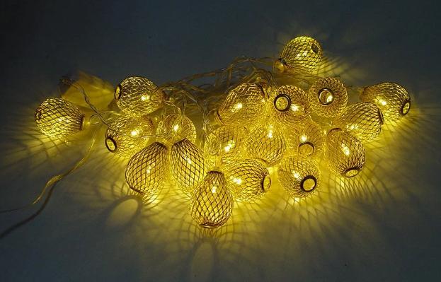 Фото 5 Гирлянда светодиодная Xmas Golden Lamp 7400 20 LED 4 м Yellow