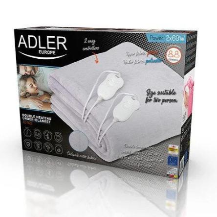Фото 5 Электроодеяло двуспальное Adler AD 7426 150 х 160 см