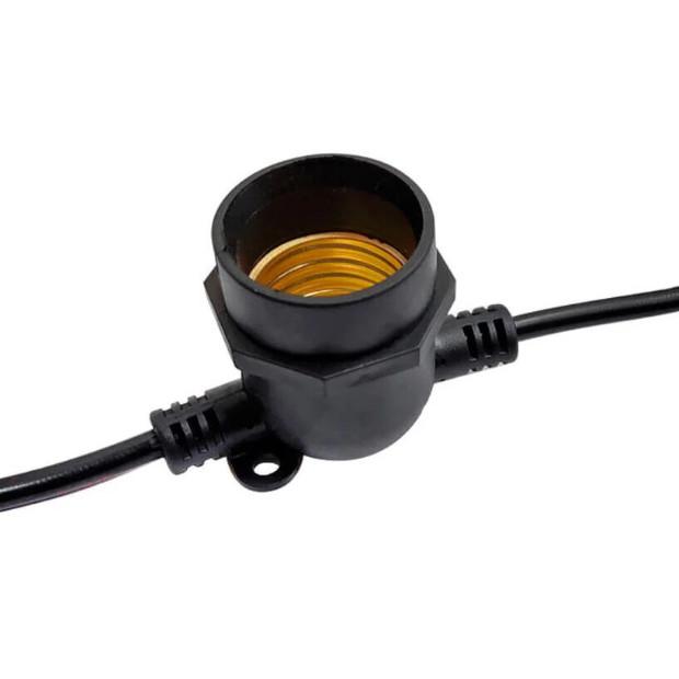 Гирлянда уличная Feron CL50- 8 Белт-лайт 10xE27 8 м черная