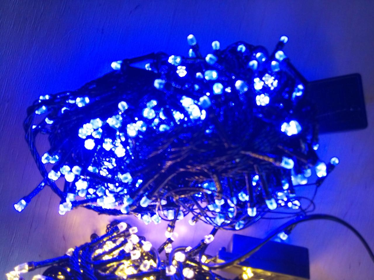 Фото 3 Новогодняя светодиодная гирлянда РУБИНКА 100LED синий