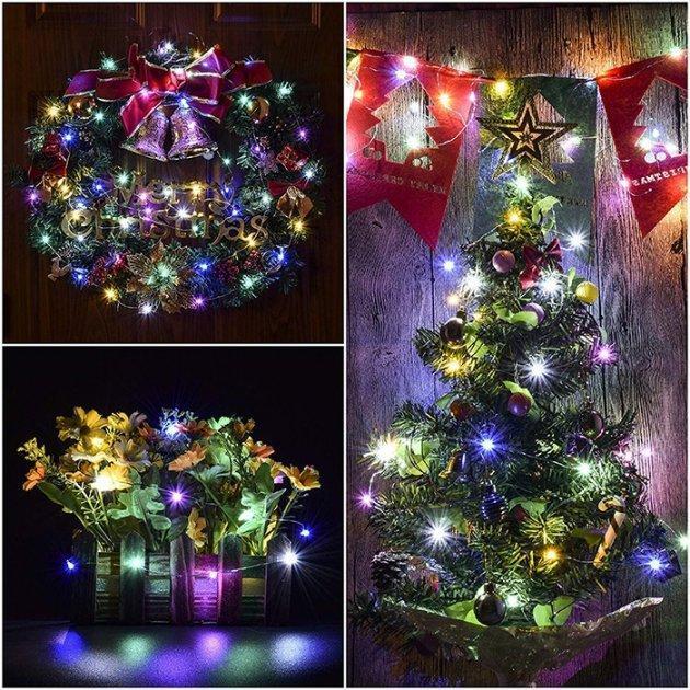 Фото 2 Гирлянда Xmas 200 Led Капля росы 20M Мультицветная 220V