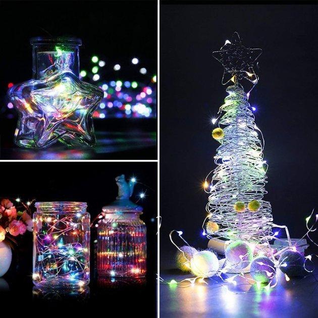 Гирлянда Xmas 200 Led Капля росы 20M Мультицветная 220V
